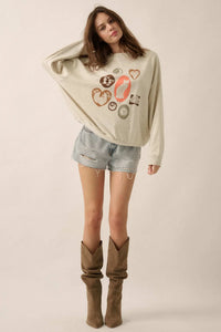 Favorite Things Vintage-Print Graphic Sweatshirt - ShopPromesa
