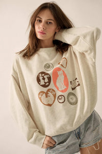 Favorite Things Vintage-Print Graphic Sweatshirt - ShopPromesa