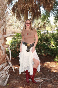 Rodeo Star Thermal Graphic Baby Tee - ShopPromesa