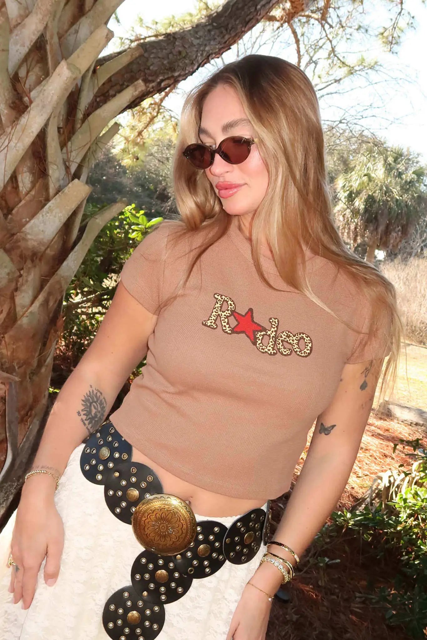 Rodeo Star Thermal Graphic Baby Tee - ShopPromesa