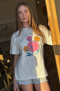 Beauty in Bloom Floral Vintage-Print Graphic Tee - ShopPromesa