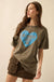 LA Loves You Distressed Oversize Graphic Tee - ShopPromesa