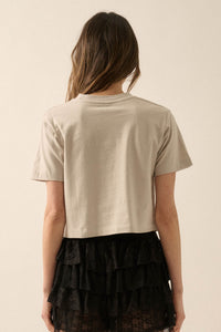 Liberty for All Garment-Dyed Cropped Graphic Tee - ShopPromesa