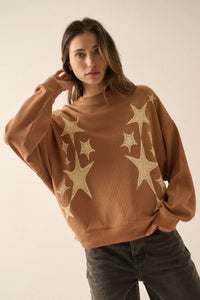 Stars Align Vintage-Print Thermal Graphic Top - ShopPromesa