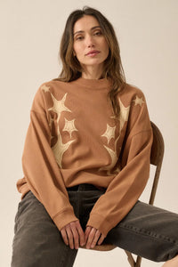 Stars Align Vintage-Print Thermal Graphic Top - ShopPromesa