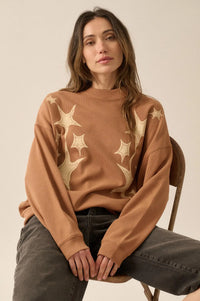 Stars Align Vintage-Print Thermal Graphic Top - ShopPromesa