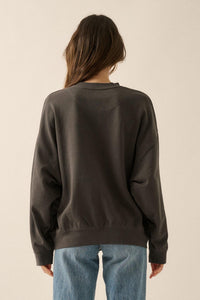 Peace & Quiet Vintage-Print Graphic Sweatshirt - ShopPromesa