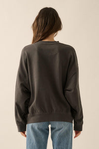 Peace & Quiet Vintage-Print Graphic Sweatshirt - ShopPromesa