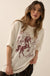 Hold Your Horses Distressed Floral Graphic Tee - ShopPromesa