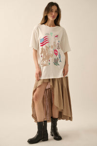 American Spirit Oversize Western Graphic Tee - ShopPromesa