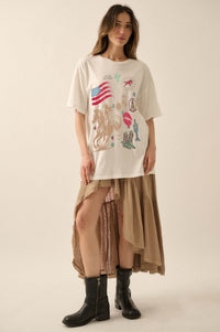 American Spirit Oversize Western Graphic Tee - ShopPromesa