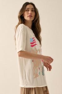 American Spirit Oversize Western Graphic Tee - ShopPromesa