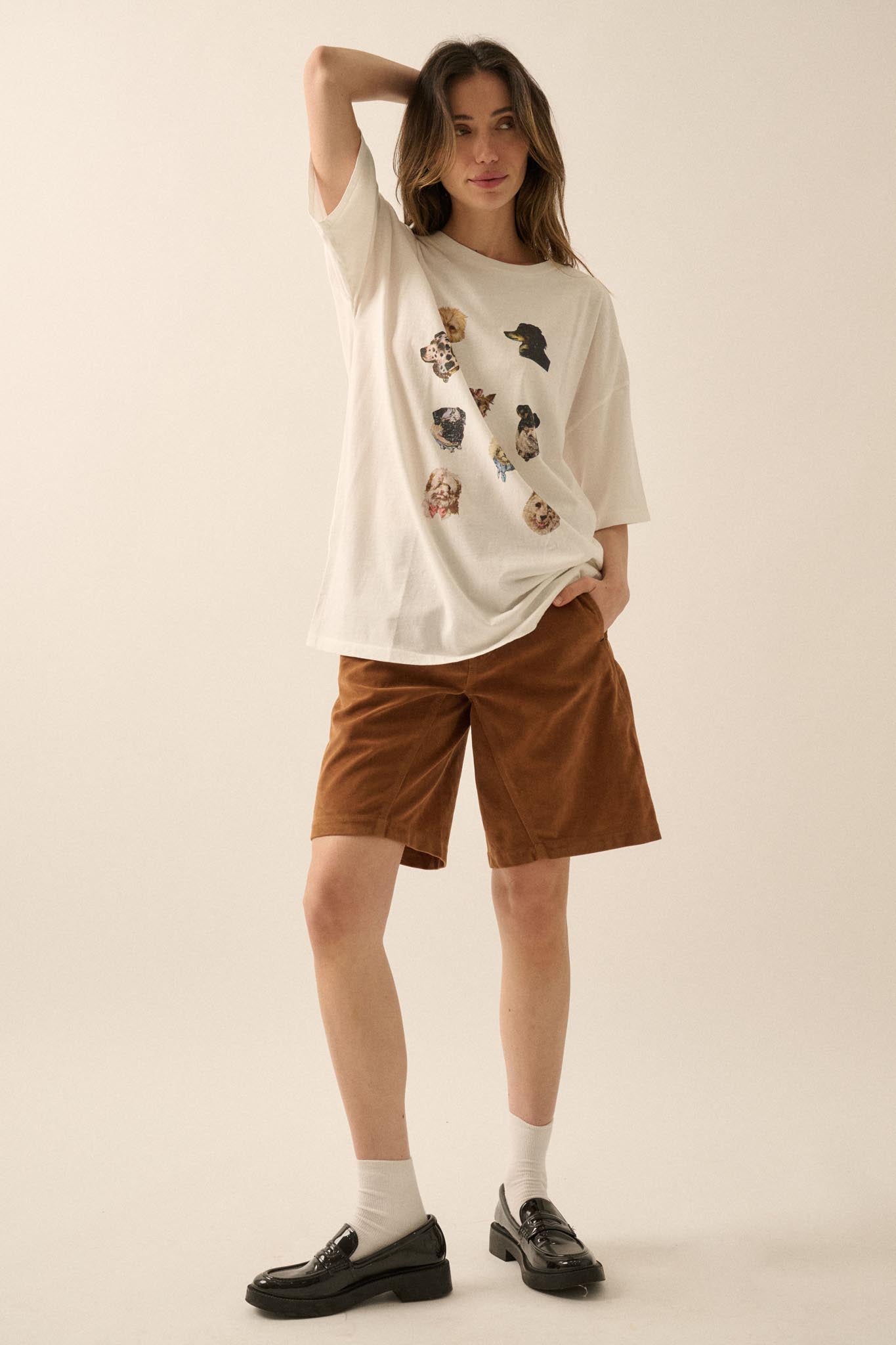 Dog Days Garment-Wash Oversize Graphic Tee - ShopPromesa