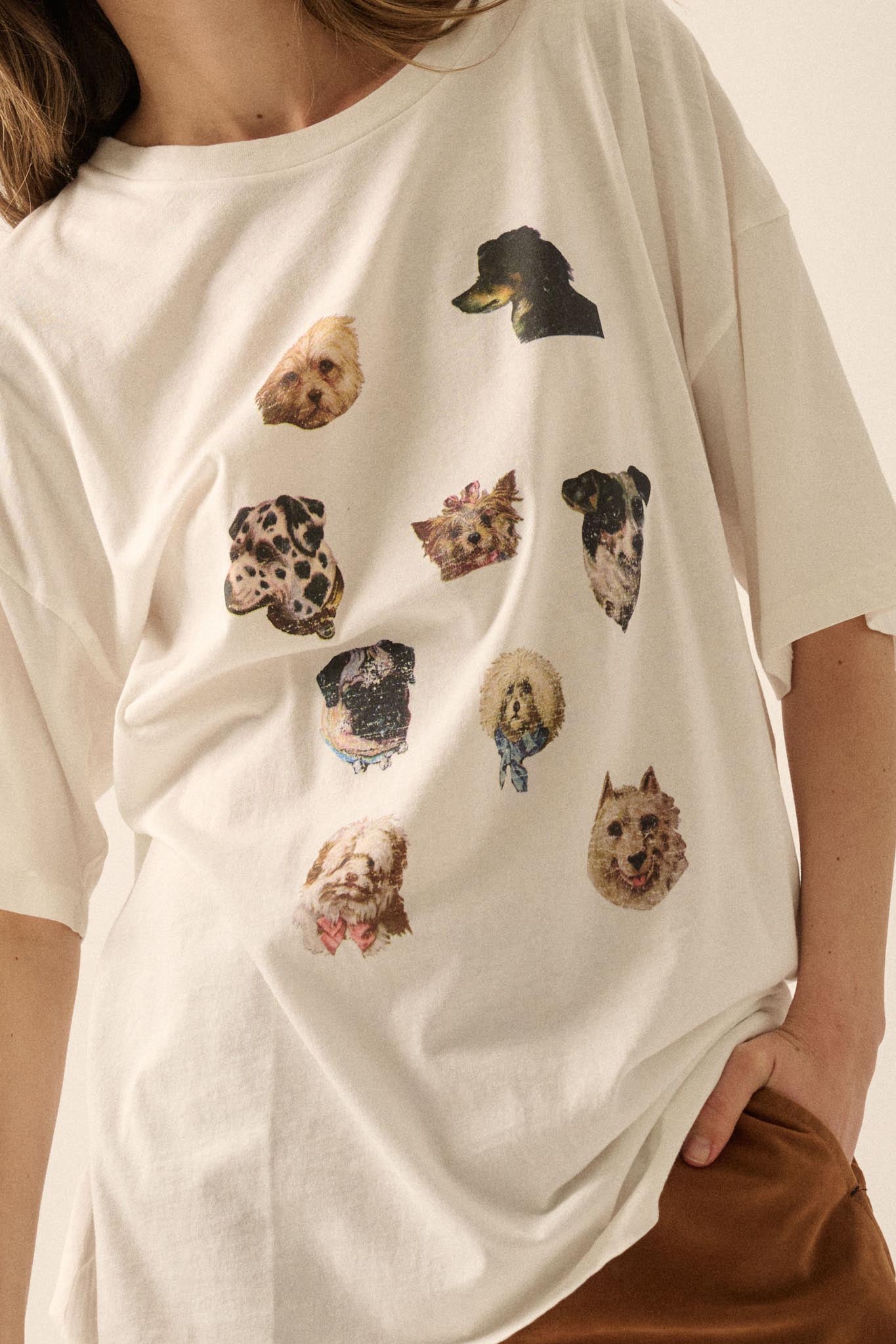 Dog Days Garment-Wash Oversize Graphic Tee - ShopPromesa
