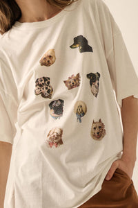 Dog Days Garment-Wash Oversize Graphic Tee - ShopPromesa