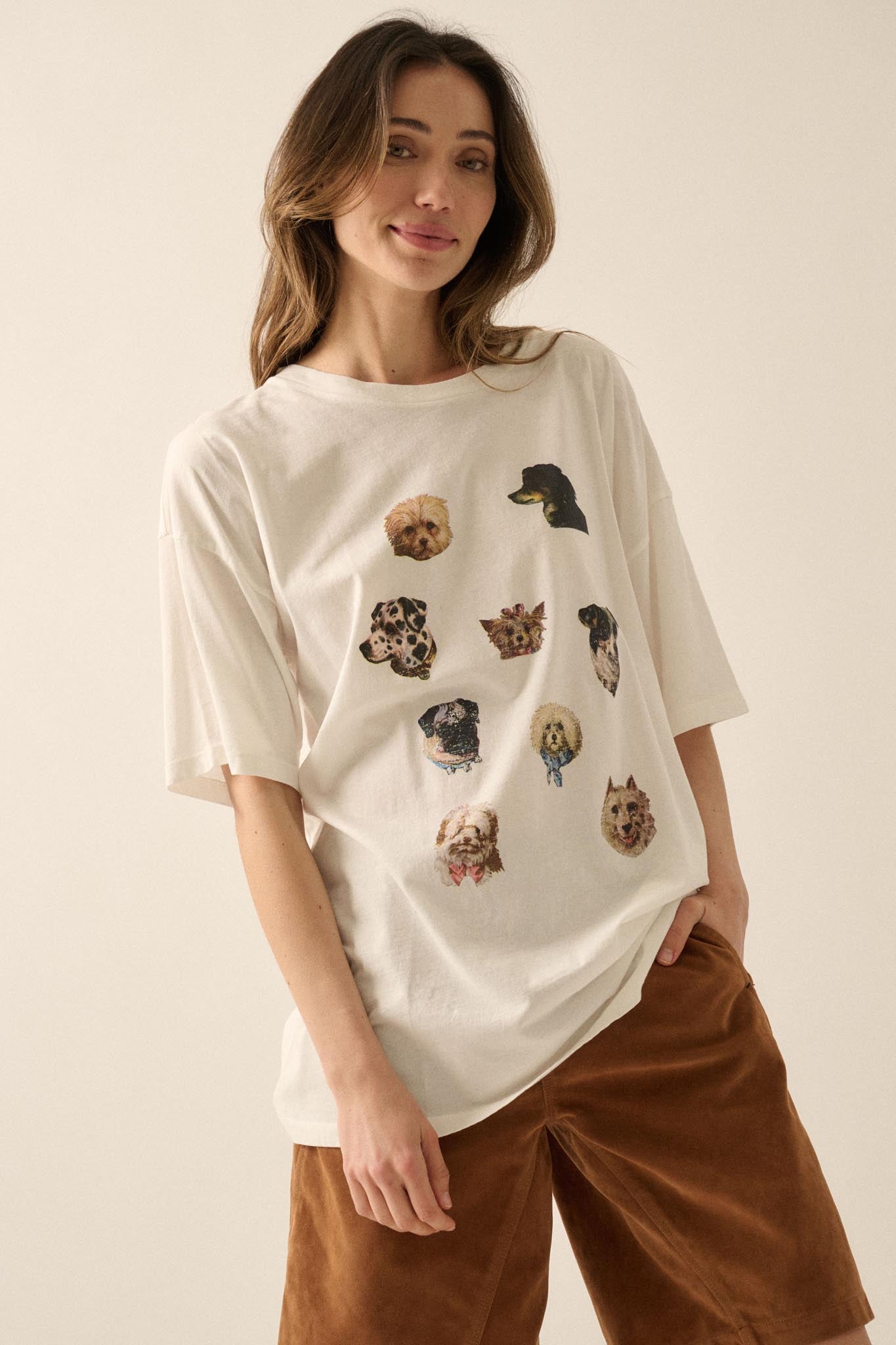 Dog Days Garment-Wash Oversize Graphic Tee - ShopPromesa