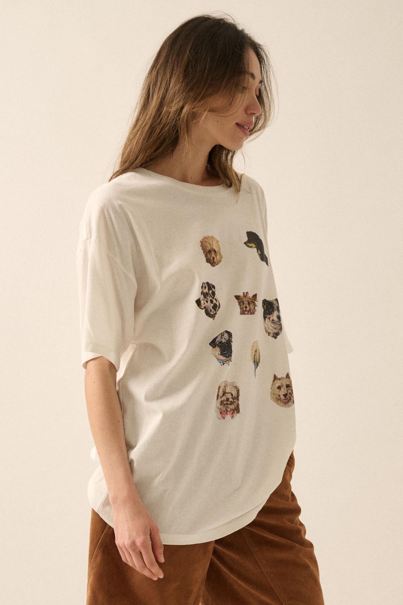 Dog Days Garment-Wash Oversize Graphic Tee - ShopPromesa