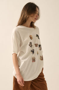 Dog Days Garment-Wash Oversize Graphic Tee - ShopPromesa