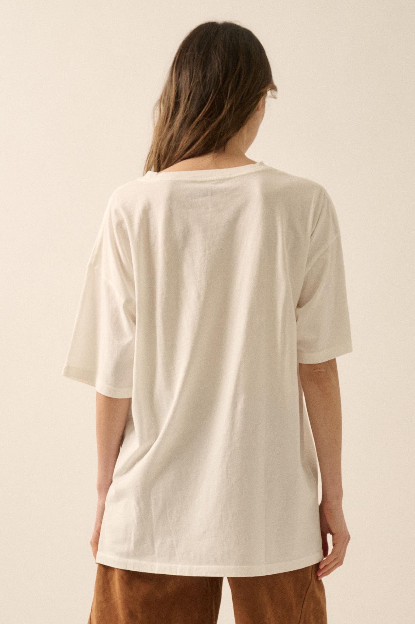 Dog Days Garment-Wash Oversize Graphic Tee - ShopPromesa