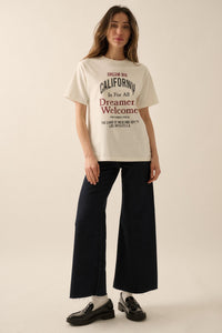 California Dreamers Vintage-Print Graphic Tee - ShopPromesa