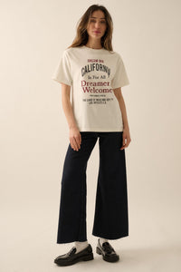 California Dreamers Vintage-Print Graphic Tee - ShopPromesa