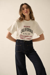 California Dreamers Vintage-Print Graphic Tee - ShopPromesa