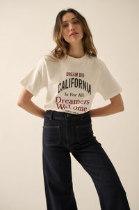 California Dreamers Vintage-Print Graphic Tee - ShopPromesa