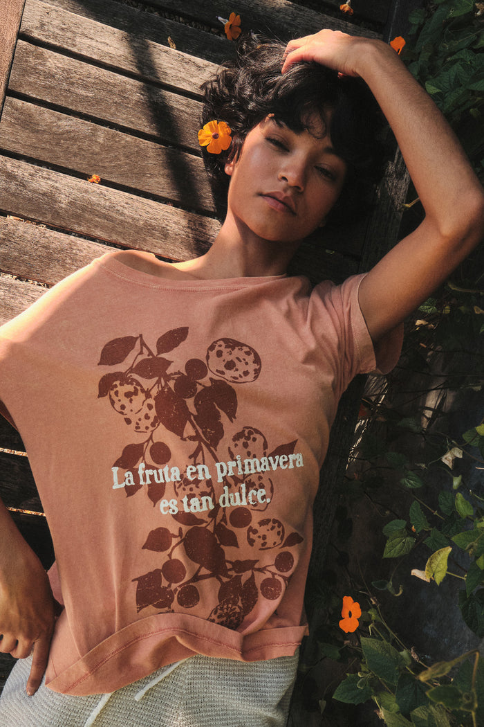La Fruta Dulce Vintage-Wash Fruit Graphic Tee - ShopPromesa