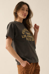 1998 Los Angeles Phys Ed Vintage-Print Graphic Tee - ShopPromesa