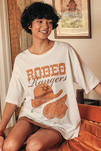 Rodeo Rangers Garment-Wash Oversize Graphic Tee - ShopPromesa