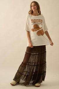 Rodeo Rangers Garment-Wash Oversize Graphic Tee - ShopPromesa