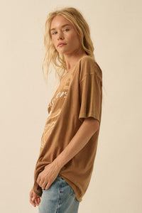 Rodeo Rangers Distressed Oversize Graphic Tee - ShopPromesa