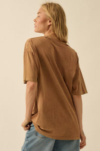 Rodeo Rangers Distressed Oversize Graphic Tee - ShopPromesa