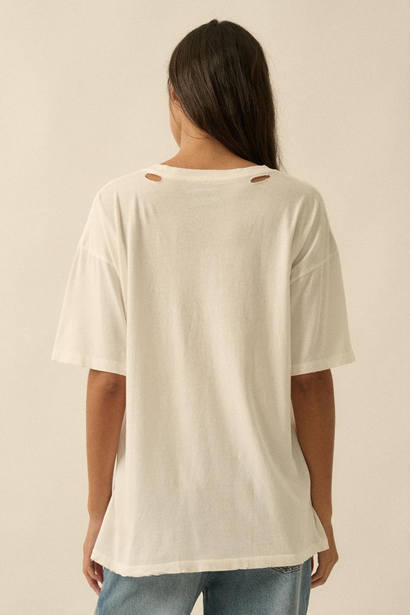 Fruit Stand Distressed Oversize Graphic Tee - ShopPromesa