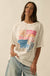 Soleil Beach Distressed Oversize Graphic Tee - ShopPromesa