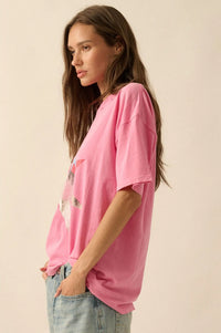 Star Horse Distressed Oversize Graphic Tee - ShopPromesa
