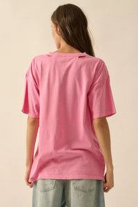 Star Horse Distressed Oversize Graphic Tee - ShopPromesa