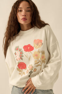 Fall Flowers Floral Thermal Graphic Top - ShopPromesa
