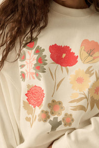 Fall Flowers Floral Thermal Graphic Top - ShopPromesa