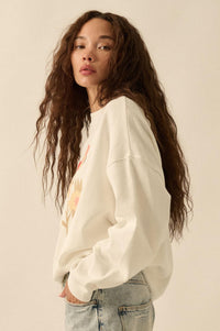 Fall Flowers Floral Thermal Graphic Top - ShopPromesa