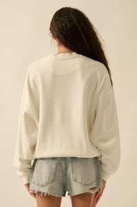 Fall Flowers Floral Thermal Graphic Top - ShopPromesa