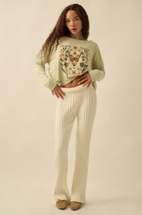 Monarch Season Long-Sleeve Butterfly Graphic Tee - ShopPromesa