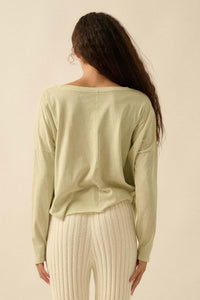 Monarch Season Long-Sleeve Butterfly Graphic Tee - ShopPromesa