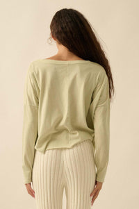 Monarch Season Long-Sleeve Butterfly Graphic Tee - ShopPromesa