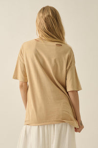 Starry Tiger Distressed Oversize Graphic Tee - ShopPromesa