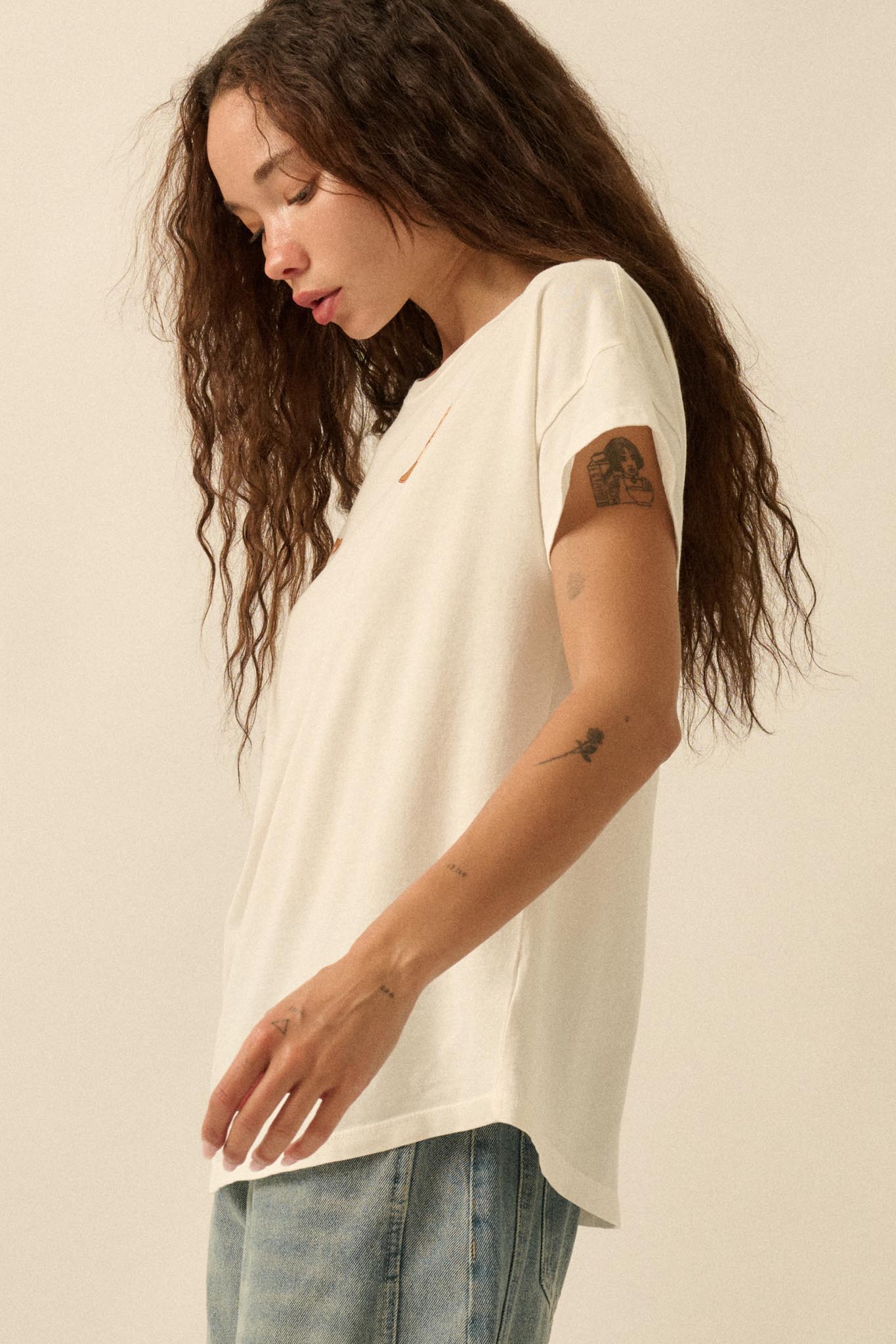 Boot Scootin' Cowboy Boot Chest-Print Graphic Tee