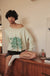 Sage Blooms Vintage-Wash Long-Sleeve Graphic Tee - ShopPromesa