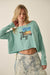 Cowboy Country Long-Sleeve Cropped Graphic Tee - ShopPromesa