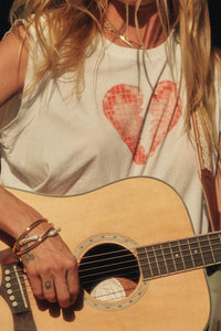 Heartbreak Disco Vintage Sleeveless Graphic Tee - ShopPromesa