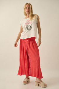 In Boom Floral Distressed Sleeveless Graphic Tee - ShopPromesa